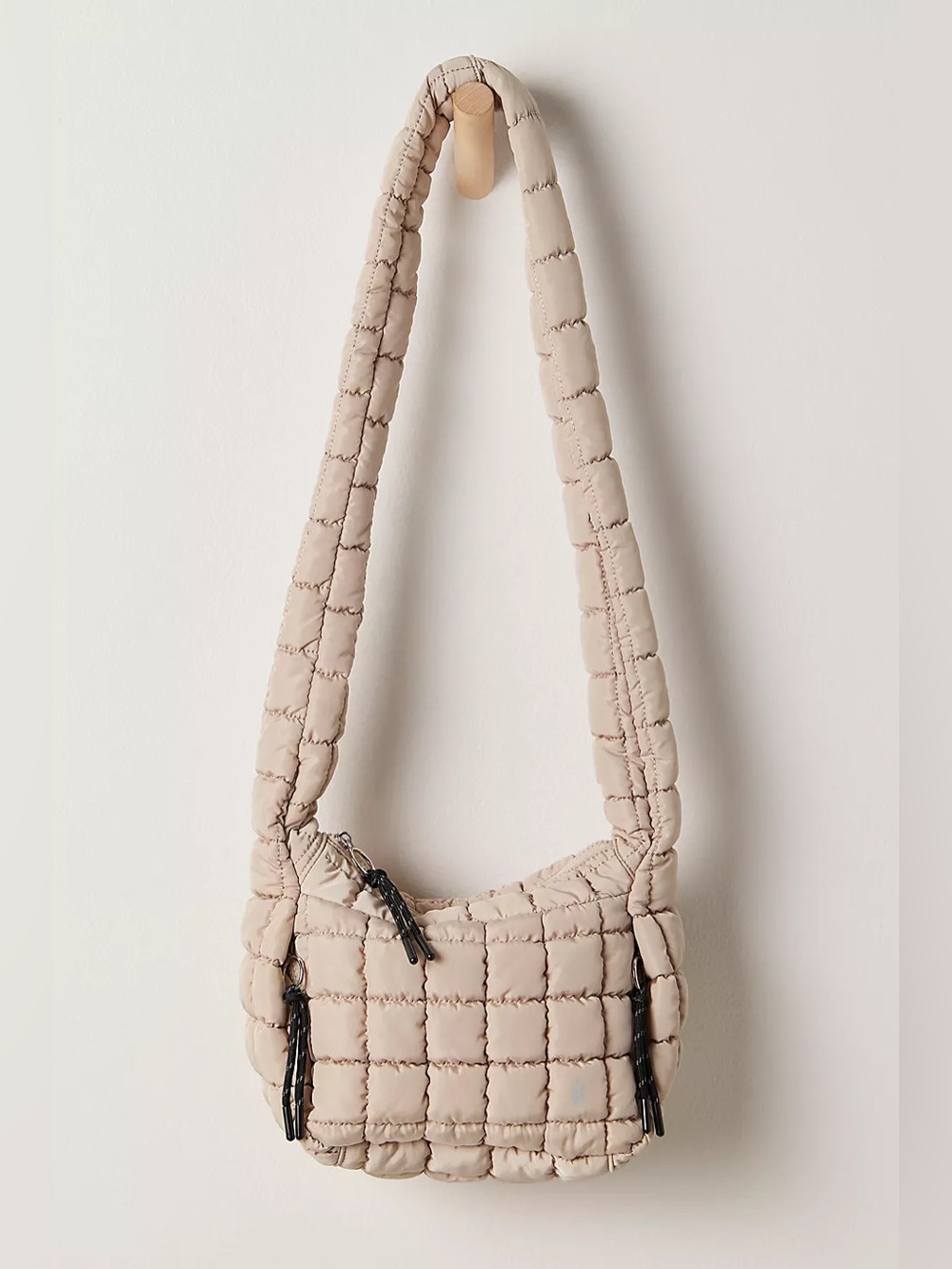 New FP Free People Tofu Quilted Baby Carryall Crossbody Bag Purse